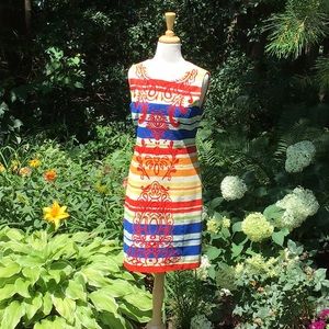 Anthropologie Cotton sleeveless striped dress